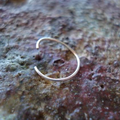 Extra Small 24g Gauge Sterling Silver For Nose..
