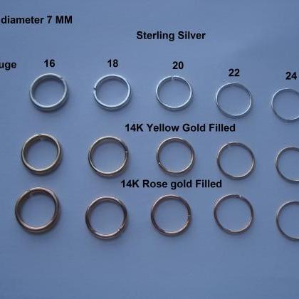 20g Gauge Sterling Silver, Septum/nose Ring/hoop..