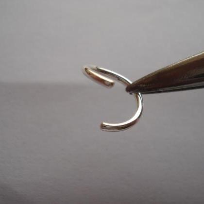 18g Gauge Sterling Silver, Septum/nose Ring/hoop..